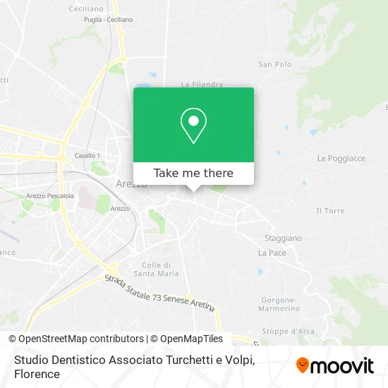 Studio Dentistico Associato Turchetti e Volpi map