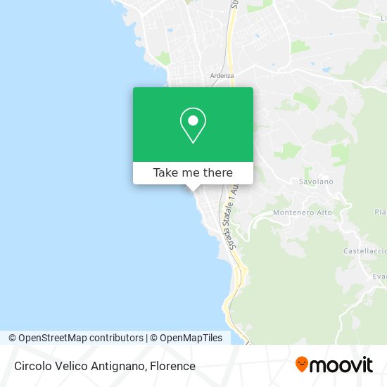 Circolo Velico Antignano map