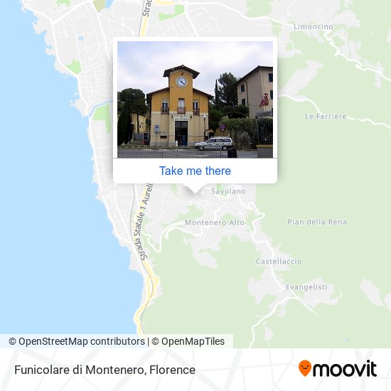 Funicolare di Montenero map