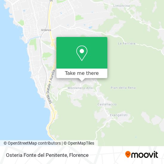 Osteria Fonte del Penitente map