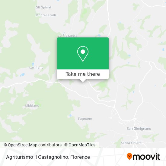 Agriturismo il Castagnolino map