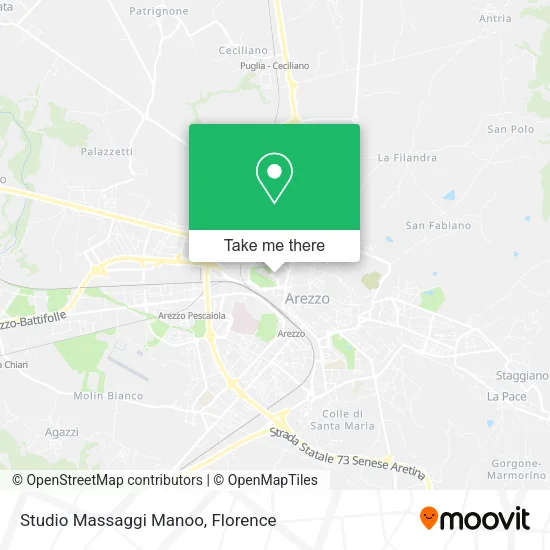 Studio Massaggi Manoo map