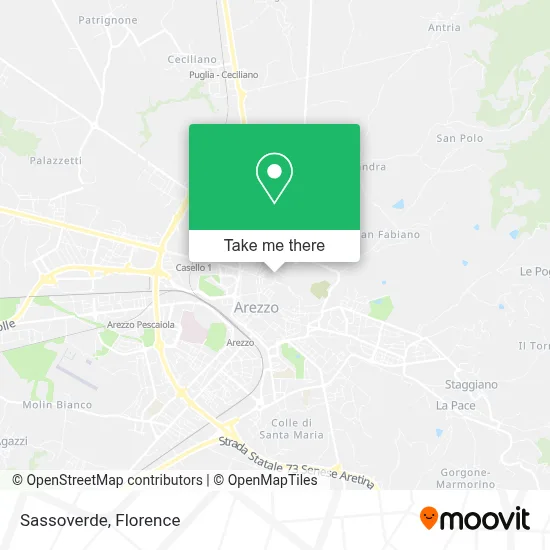 Sassoverde map