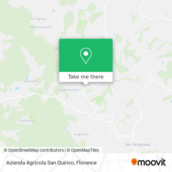 Azienda Agricola San Quirico map