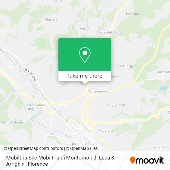 Mobiltris Snc Mobiltris di Montomoli-di Luca & Arrighini map