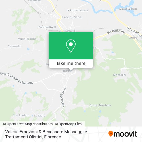 Valeria Emozioni & Benessere Massaggi e Trattamenti Olistici map