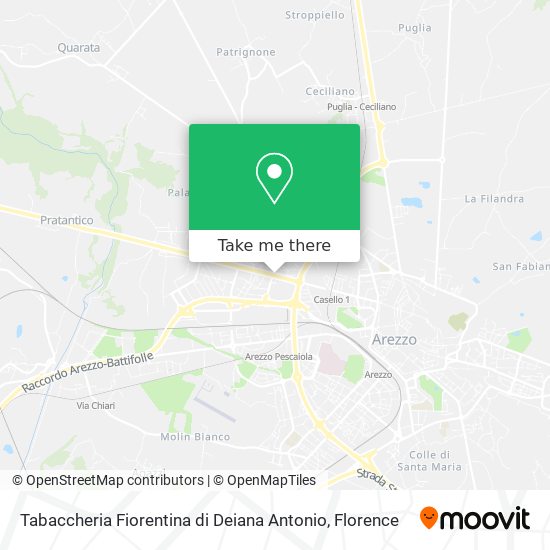 Tabaccheria Fiorentina di Deiana Antonio map