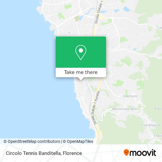 Circolo Tennis Banditella map