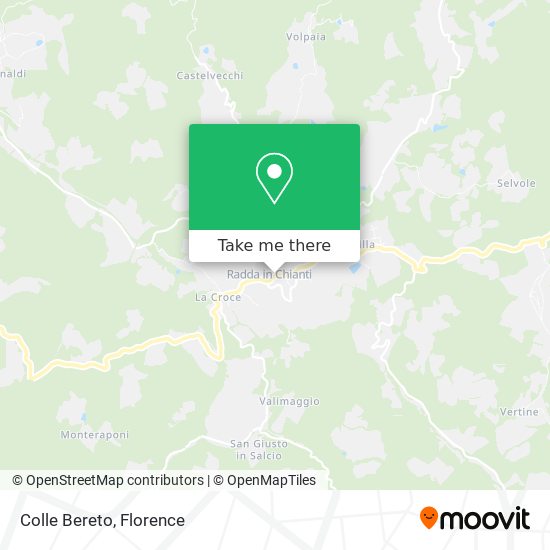 Colle Bereto map