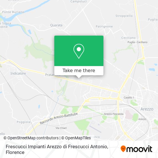 Frescucci Impianti Arezzo di Frescucci Antonio map