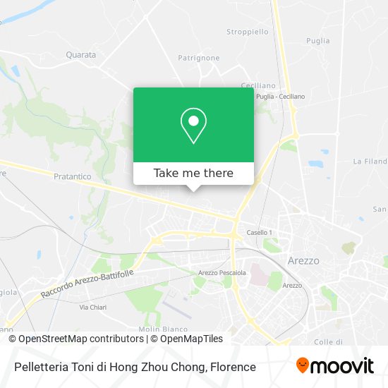 Pelletteria Toni di Hong Zhou Chong map