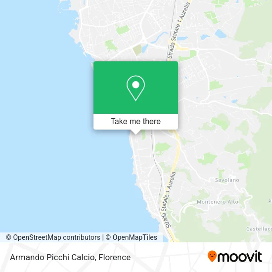 Armando Picchi Calcio map
