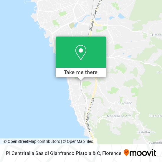 Pi Centritalia Sas di Gianfranco Pistoia & C map