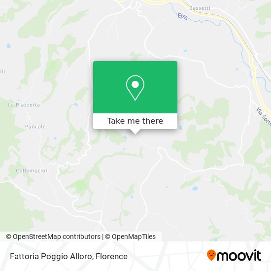 Fattoria Poggio Alloro map