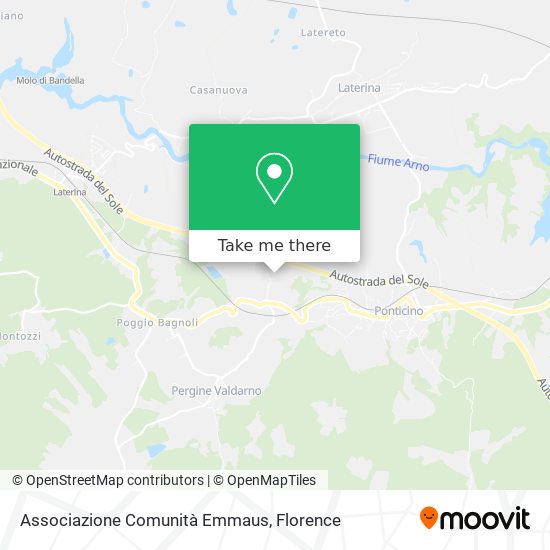 Associazione Comunità Emmaus map