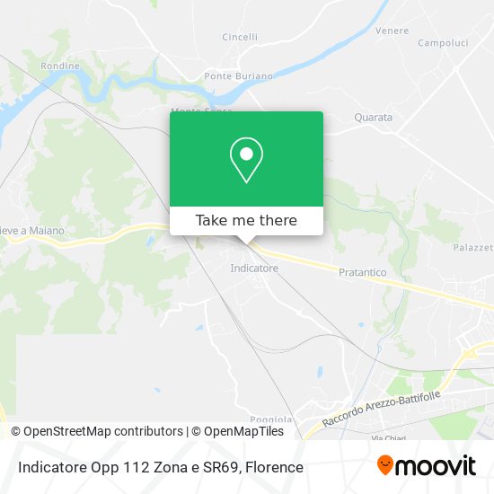 Indicatore Opp 112 Zona e SR69 map