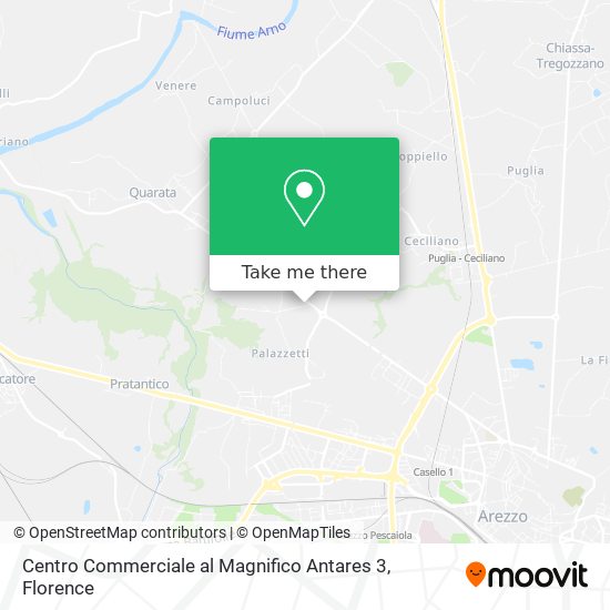 Centro Commerciale al Magnifico Antares 3 map