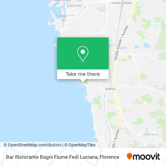 Bar Ristorante Bagni Fiume Fedi Luciana map