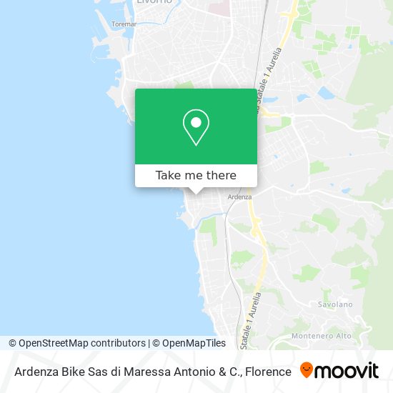 Ardenza Bike Sas di Maressa Antonio & C. map