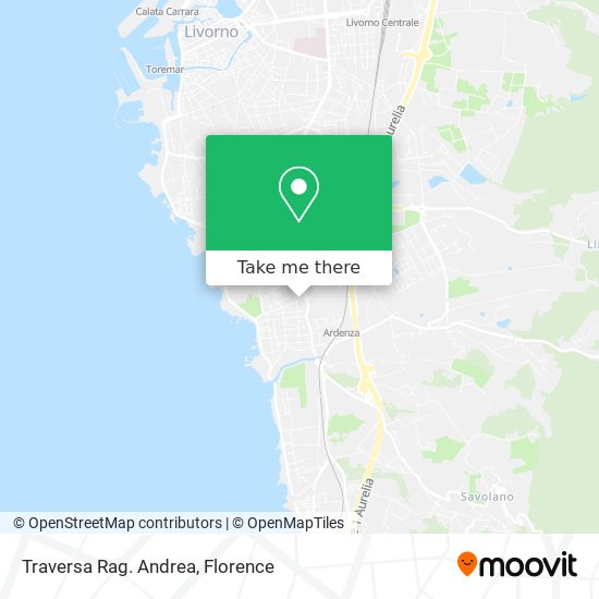 Traversa Rag. Andrea map