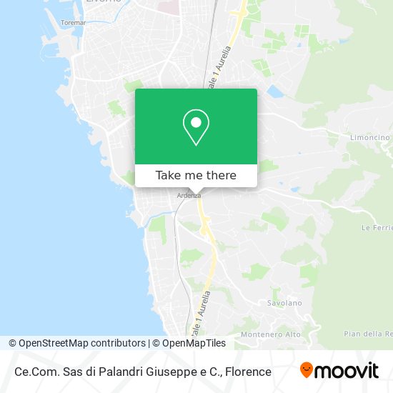 Ce.Com. Sas di Palandri Giuseppe e C. map