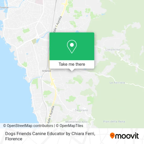 Dogs Friends Canine Educator by Chiara Ferri map