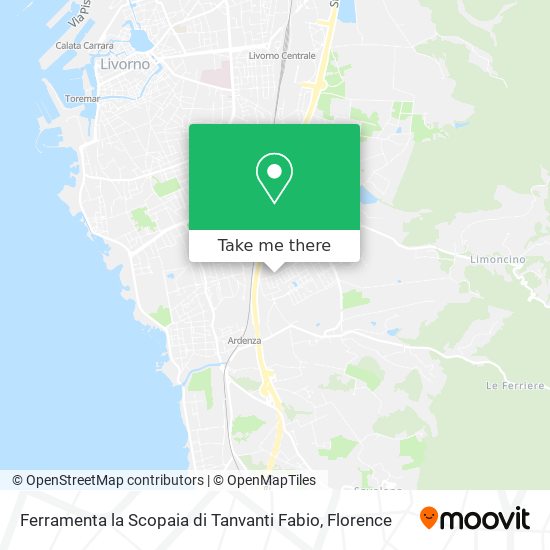 Ferramenta la Scopaia di Tanvanti Fabio map