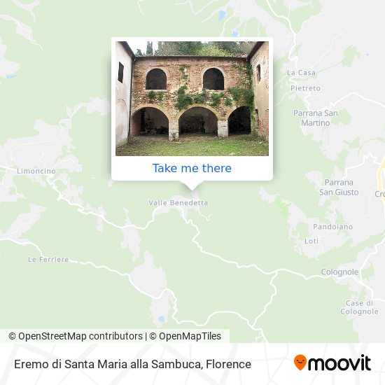 Eremo di Santa Maria alla Sambuca map