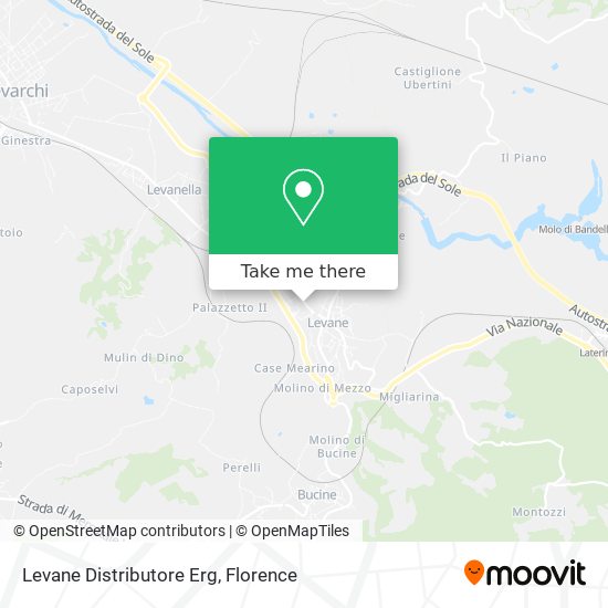 Levane Distributore Erg map