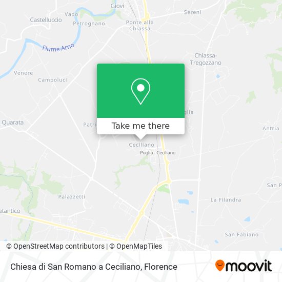 Chiesa di San Romano a Ceciliano map