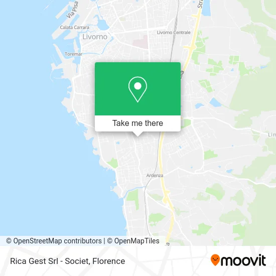 Rica Gest SRL - Company map