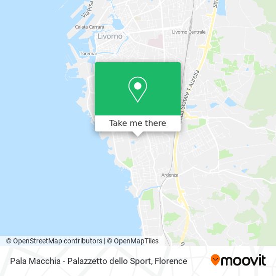 Pala Macchia - Palazzetto dello Sport map
