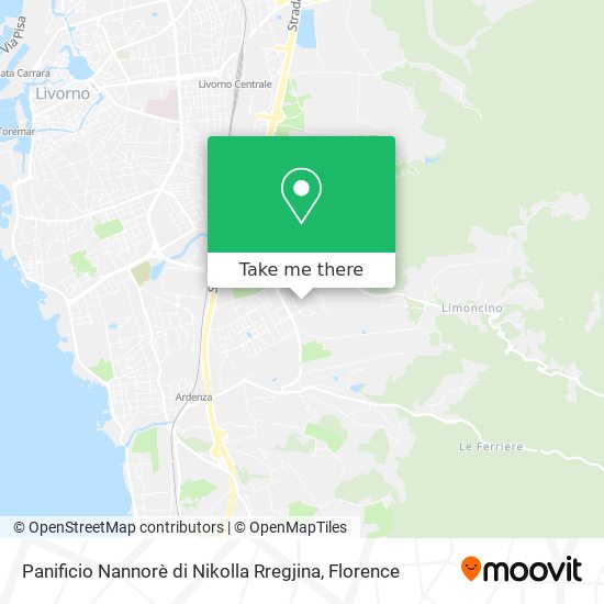 Panificio Nannorè di Nikolla Rregjina map