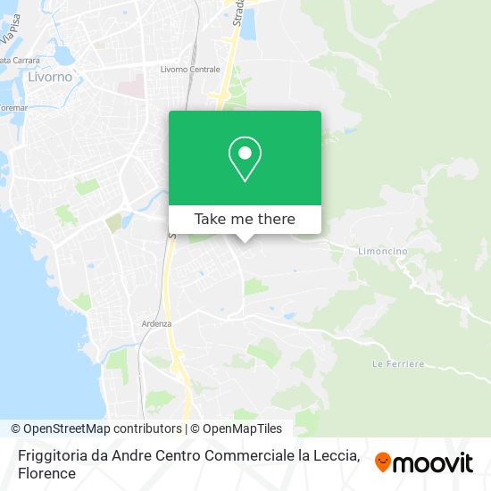 Friggitoria da Andre Centro Commerciale la Leccia map