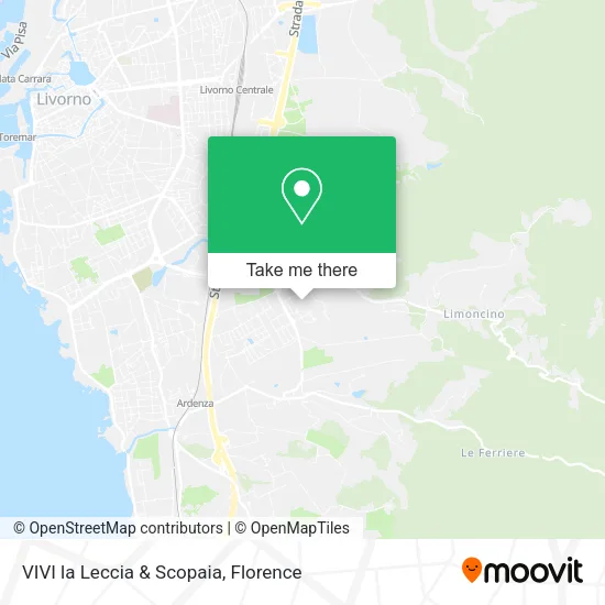 VIVI la Leccia & Scopaia map