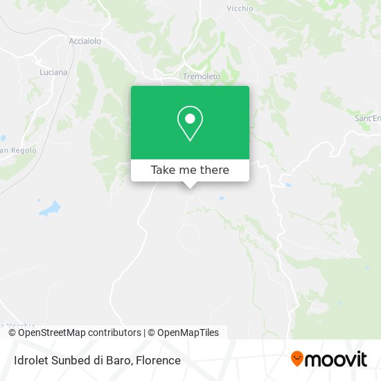 Idrolet Sunbed di Baro map