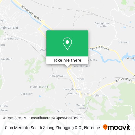 Cina Mercato Sas di Zhang Zhongjing & C. map