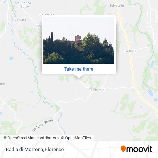 Badia di Morrona map