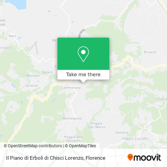 How to get to Il Piano di Erboli di Chisci Lorenzo in Arezzo by