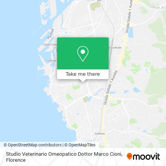 Studio Veterinario Omeopatico Dottor Marco Cioni map