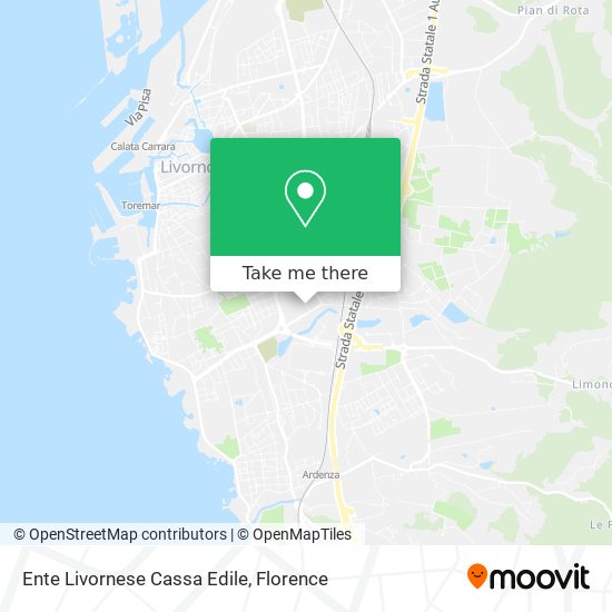 Ente Livornese Cassa Edile map