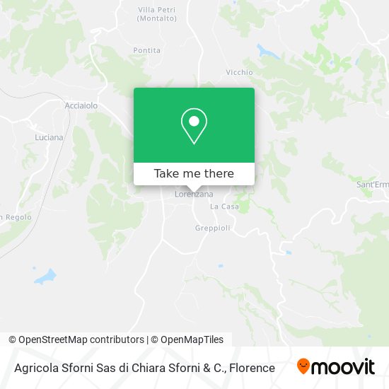 Agricola Sforni Sas di Chiara Sforni & C. map