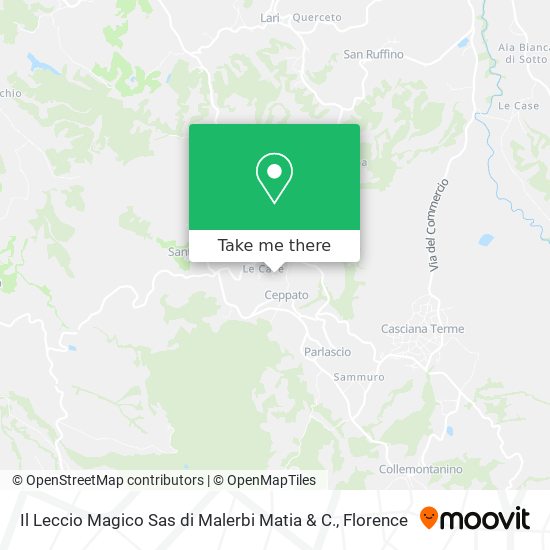 Il Leccio Magico Sas di Malerbi Matia & C. map