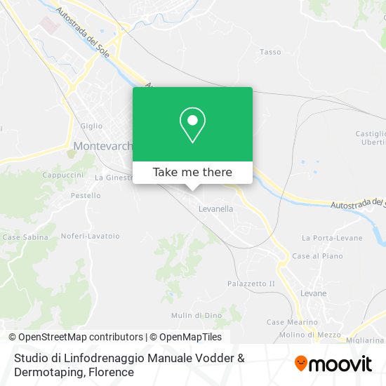 Studio di Linfodrenaggio Manuale Vodder & Dermotaping map