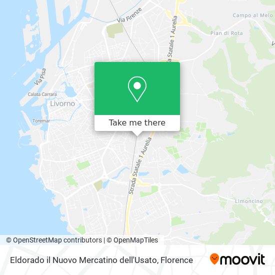 Eldorado il Nuovo Mercatino dell'Usato map