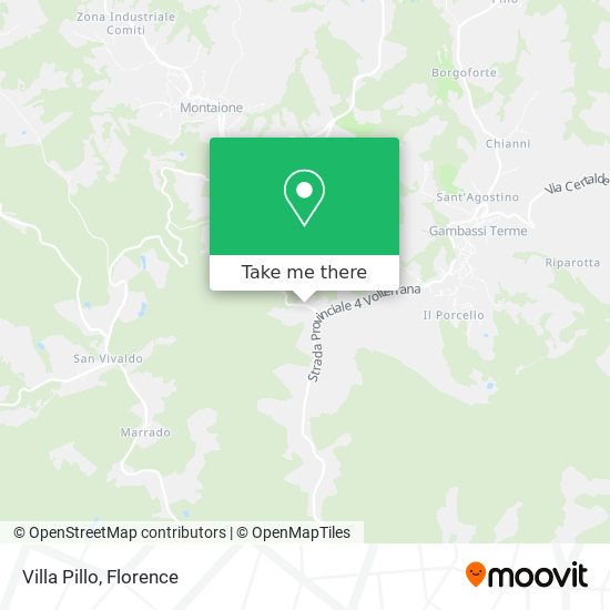 Villa Pillo map