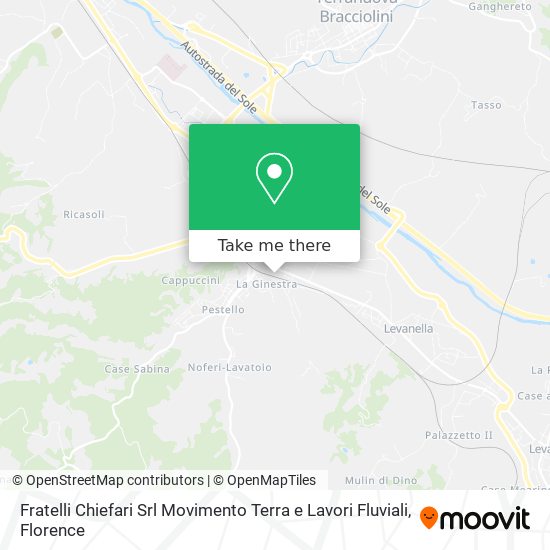 Fratelli Chiefari Srl Movimento Terra e Lavori Fluviali map