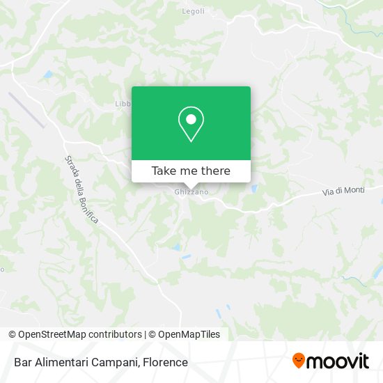 Bar Alimentari Campani map