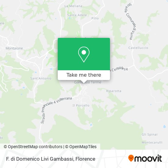 F. di Domenico Livi Gambassi map