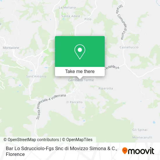 Bar Lo Sdrucciolo-Fgs Snc by Simona Movizzo & Co. map